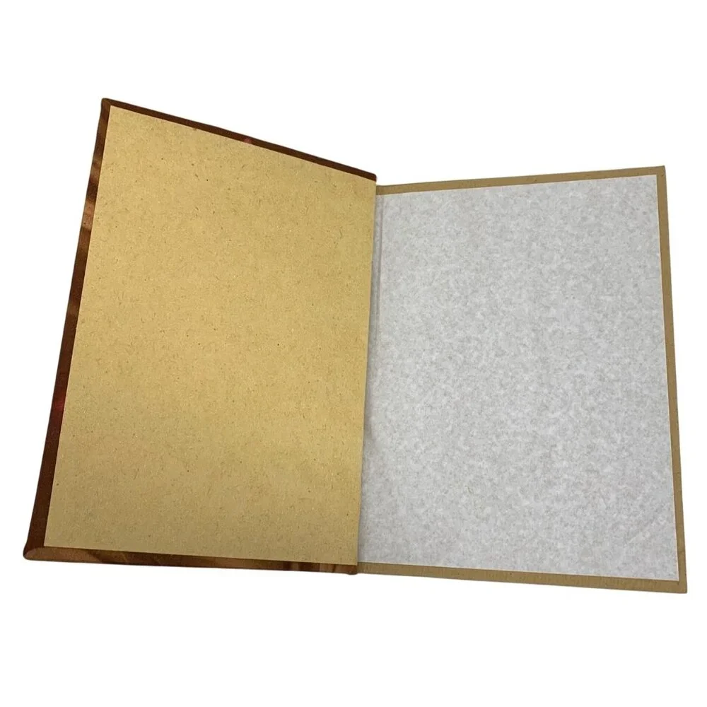 Tropical Tie Dye Photo Album Ceramic Inlay Handmade Paper Holds 40 - 4.5 x 6